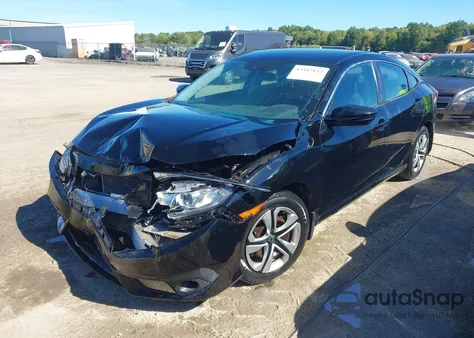 2017 Honda Civic Lx from USA, damaged, VIN 19XFC2F66HE054754